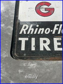 Vintage Advertising Armstrong Tires Sign, Rhino Flex Original 72 X 18