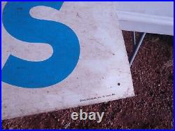Vintage Advertising Sigma C Tires Metal Sign 36 X 24 Stout Company Sign
