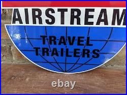 Vintage Airstream Travel Trailers Porcelain Metal Sign 12