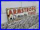 Vintage-Armstrong-Tires-Porcelain-Sign-Rhino-Auto-Parts-Gas-Oil-Garage-Service-01-uxf