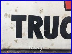 Vintage Armstrong Tires Sign Rhino Flex Antique Gas Sign Gasoline Oil 9x14