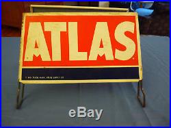 Vintage Atlas Tire Display Stand