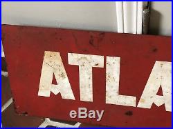 Vintage Atlas Tire Sign