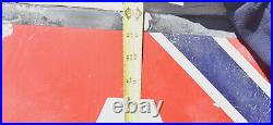 Vintage Atlas Tires Standard Oil Porcelain Vertical Advertising Gas Station Sign