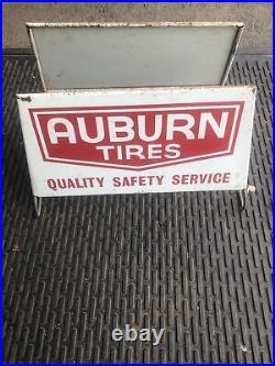 Vintage Auburn Tires Gas Station Tire Display Rare