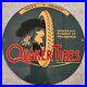Vintage-Auto-Porcelain-Quaker-Tires-miles-Cheaper-Heavy-Duty-Sign-12-Nches-01-hojx