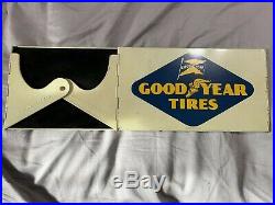 Vintage Auto Transportation Goodyear Tires Sign Rack