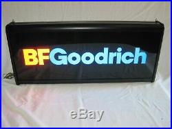 Vintage B. F. GOODRICH Dealer Advertising Lighted Sign Circa 1989