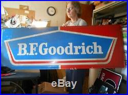 Vintage B. F. Goodrich BF Goodrich sign 60x 21 Authentic AM-10-75