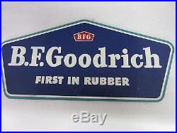 Vintage B. F. Goodrich Tire Display Header Sign Gas Oil Automobilia 743-x