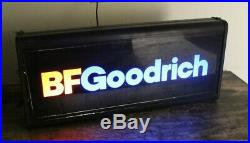 Vintage B. F. Goodrich Tires Gas Station Hanging Lighted Sign