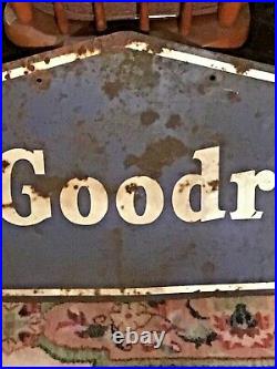 Vintage B. F. Goodrich Tires Metal Sign A-m 5-61