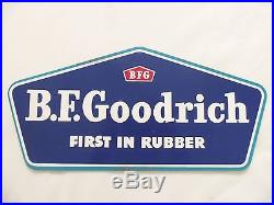 Vintage BF Goodrich Tire Sign Old Original Goodyear Goodrich 1950s Gas Station