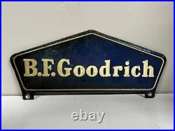 Vintage BF Goodrich Tires License Plate Topper Sign