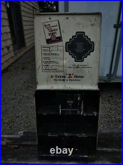 Vintage BOWES SEAL FAST Tire Repair Display Cabinet Sign Gas Oil Service Station