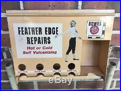 Vintage Bowes Seal Fast Feather Edge Repairs Tire And Tube Repair Display