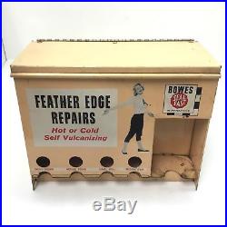 Vintage Bowes Seal Fast Feather Edge Repairs, Tire and Tube Repair Display