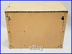 Vintage Bowes Seal Fast Metal Cabinet Sign Tube & Tire Repair Display