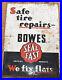 Vintage-Bowes-Seal-Fast-Tire-Repair-Double-Sided-Gas-Oil-Metal-Advertising-Sign-01-wy