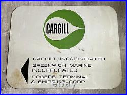 Vintage Cargill Incorporated Tire 36x28 Aluminum Metal Sign
