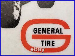 Vintage Chevy'76 Corvette Fiberglass Serving Tray GENERAL TIRE Advertising Sign