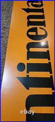 Vintage Continental Tire Advertising Sign Wooden Oil And Gas