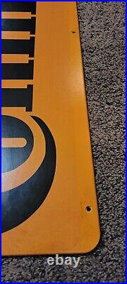 Vintage Continental Tire Advertising Sign Wooden Oil And Gas