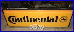Vintage Continental Tire Double Sided Lighted Sign