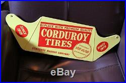 Vintage Corduroy Tires Since 1919 Dealer Tire Display Rack Tire Sign