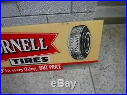 Vintage Cornell Tire Sign Pep Boys 60's 70's Rare