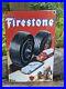 Vintage-Dated-1949-Firestone-Tires-Porcelain-Advertising-Sign-Tire-12-X-8-01-gzw