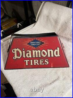 Vintage Diamond Tire Stand Rack