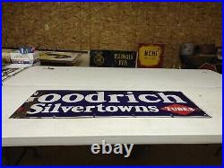 Vintage Double Diamond Goodrich Silvertowns Tires Tubes SSP Enamel Sign