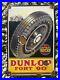 Vintage-Dunlop-Porcelain-Sign-Auto-Parts-Tire-Truck-Service-Garage-Shop-Gas-Oil-01-tecx