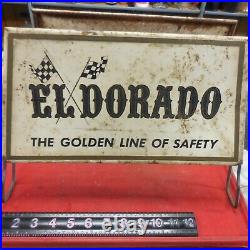 Vintage EL DORADO Motorcycles Tire Rack 14 x 10 x 9.5-#pick