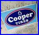 Vintage-Embossed-COOPER-TIRES-SIGN-16-X-26-Gas-Oil-Auto-Memorabilia-01-ssl