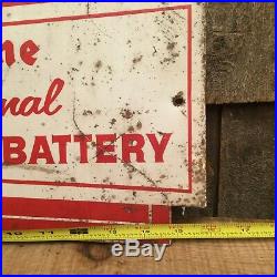 Vintage FIRESTONE Gas Service Station Tire DRI CHARGED BATTERY Display Sign