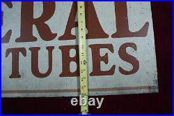 Vintage Federal Tires And Tubes Sign Old Service Station Advertising