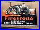 Vintage-Firestone-Ground-Grip-Tires-Farm-Tractor-12-Metal-Gasoline-Oil-Sign-01-yyrs