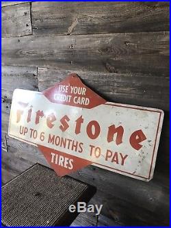 Vintage Firestone Tire Sign