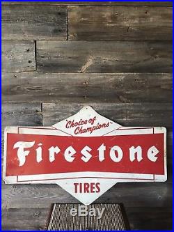 Vintage Firestone Tire Sign