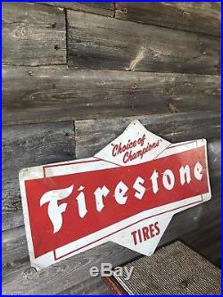 Vintage Firestone Tire Sign