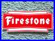 Vintage-Firestone-Tire-Sign-1950s-Oil-Gas-Garage-Gift-Steel-Metal-Red-Bow-Tie-01-rll