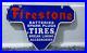 Vintage-Firestone-Tires-Porcelain-Sign-Gas-Oil-Service-Station-Pump-Ad-Plug-Rare-01-jyol