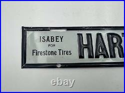 Vintage Firestone Tires Sign Star Cars 1920s Rare