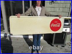 Vintage Fisk Tires Sign Time To Retire On A 1947 Coca Cola Sign Blank