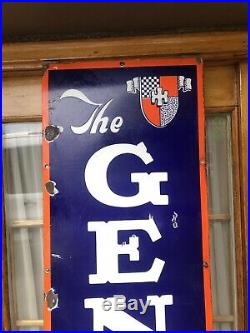 Vintage General Tire Gas Oil Advertising Sign 78 X 17 3/4
