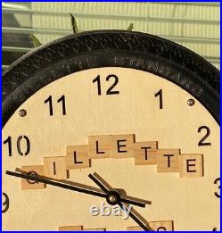 Vintage Gillette Standard 12 x 2.00 Tire made into an Advertising Clock