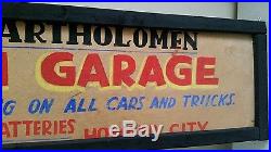 Vintage Golden Garage Howard City Michigan framed sign Goodyear tires