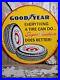 Vintage-Good-Year-Porcelain-Sign-30-Automobile-Tires-Car-Parts-Old-Dbl-Sided-01-dmnh